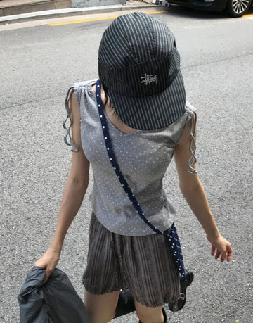 DOT STRAP SLEEVELESS